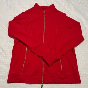 Lululemon Define Track Jacket Luon Color Oxford Red/Gold Size 14